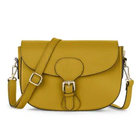 Alice Leather Crossbody Bag - Ochre