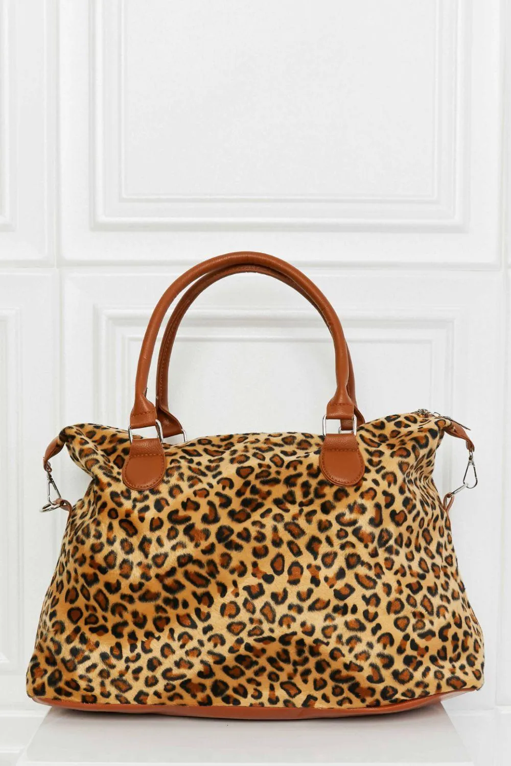 Animal Print Weekender Bag