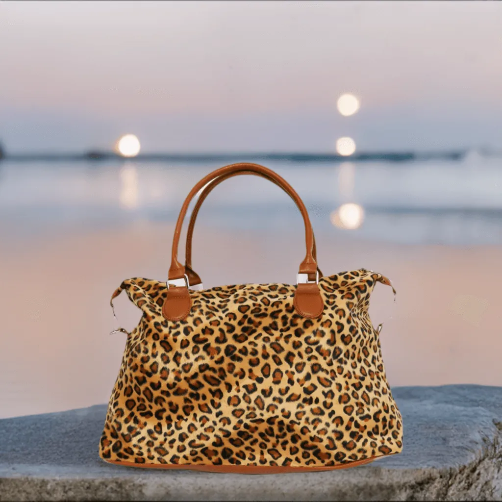 Animal Print Weekender Bag