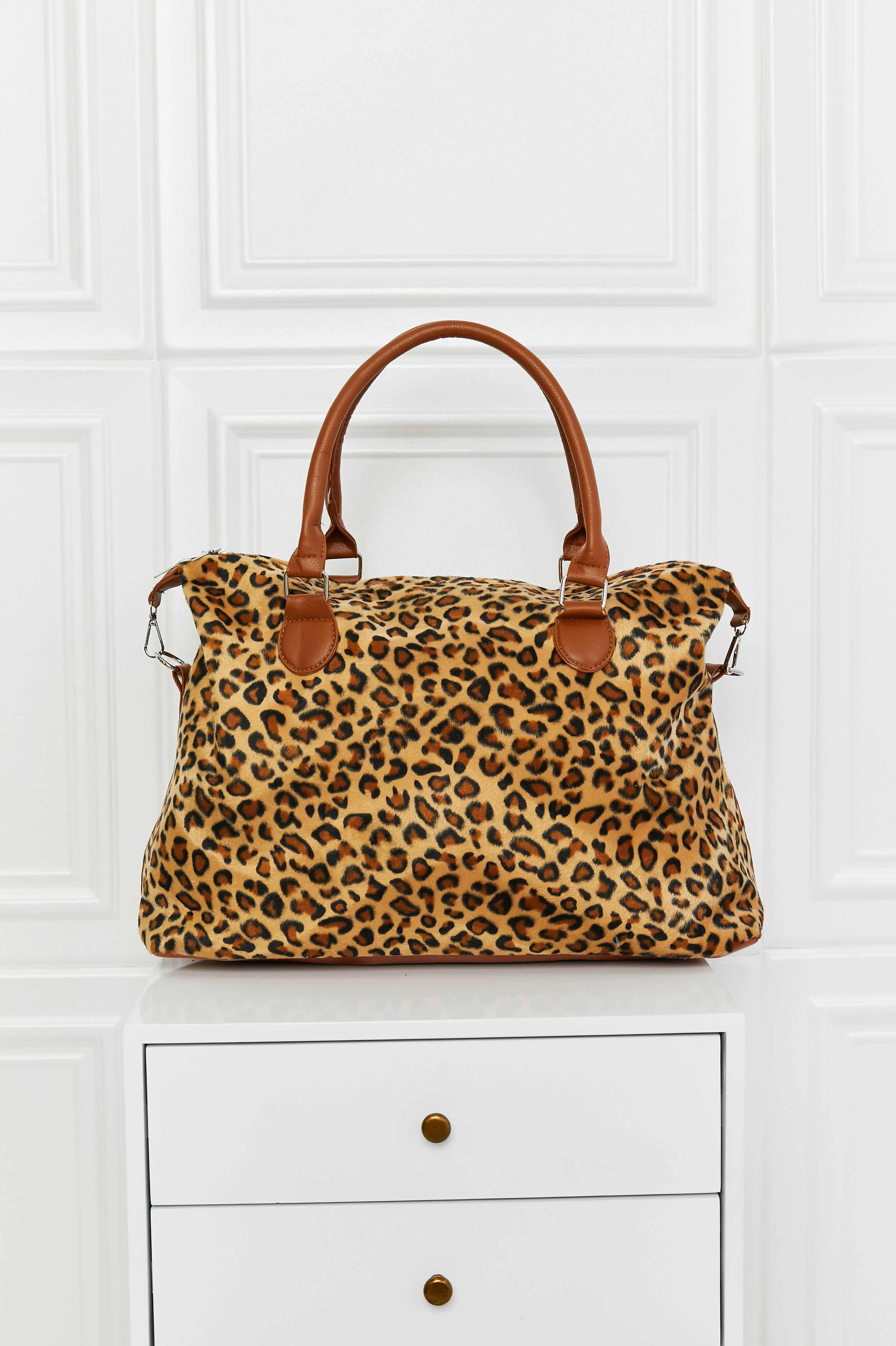 Animal Print Weekender Bag