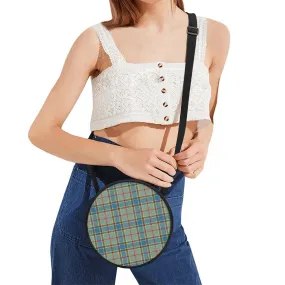 Balfour Blue Tartan Round Satchel Bags