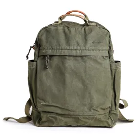 Canvas Zippered Backpack #G2001