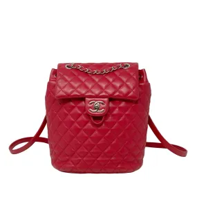 Chanel Red Urban Spirit Backpack