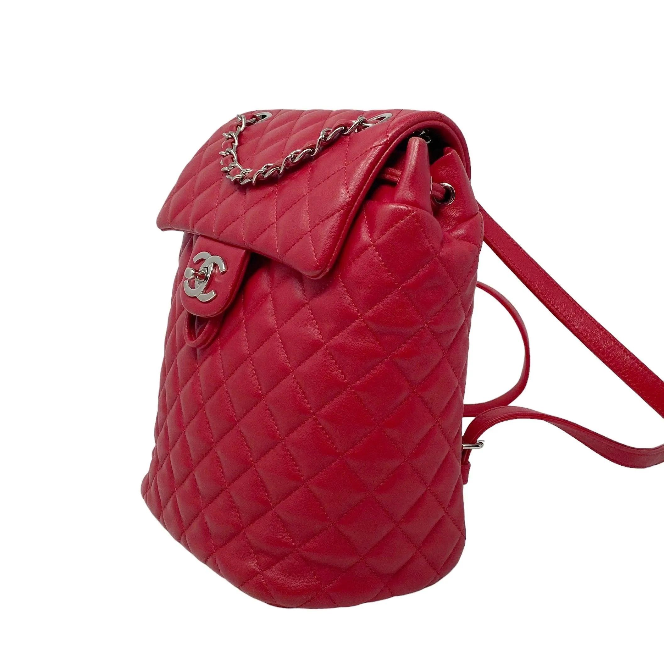 Chanel Red Urban Spirit Backpack