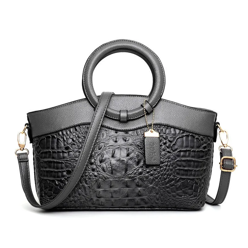 Designer Crocodile Leather Gykaeo Luxury Handbag