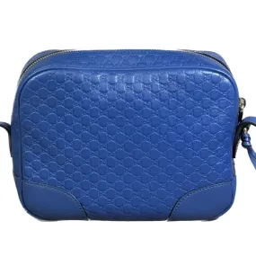 Gucci Guccissima Bree Crossbody - Blue