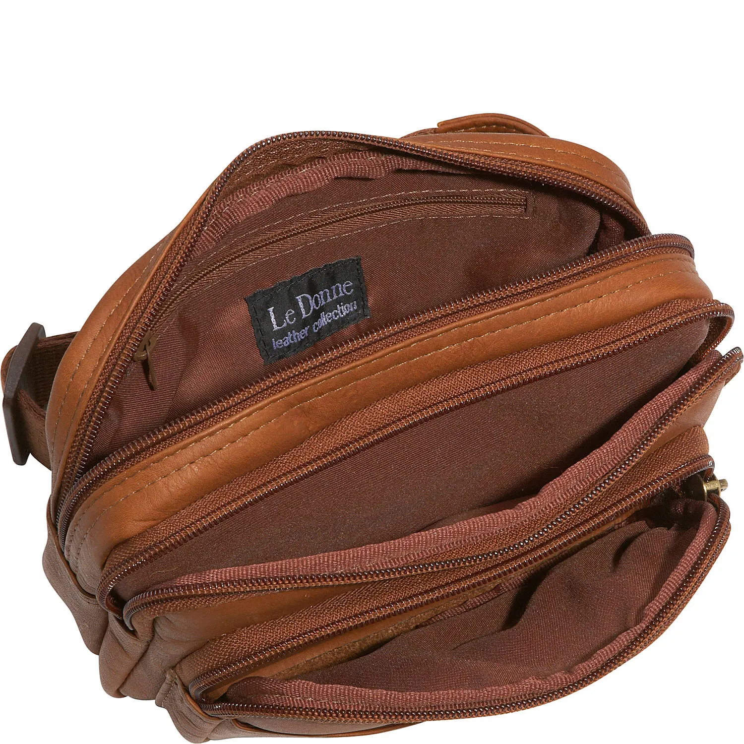 Le Donne LeatherFour Compartment Waist Bag