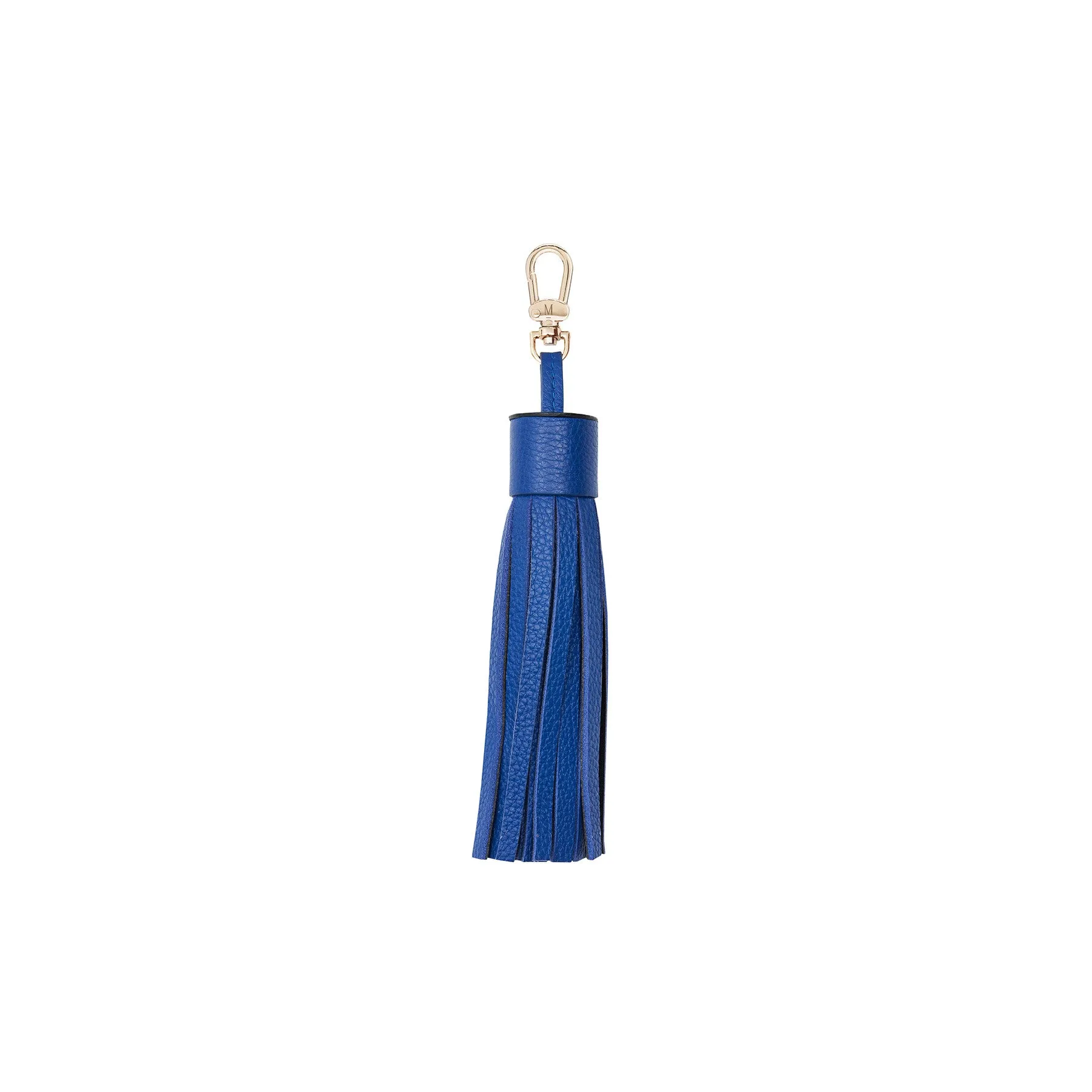 Leather Tassel - Blue