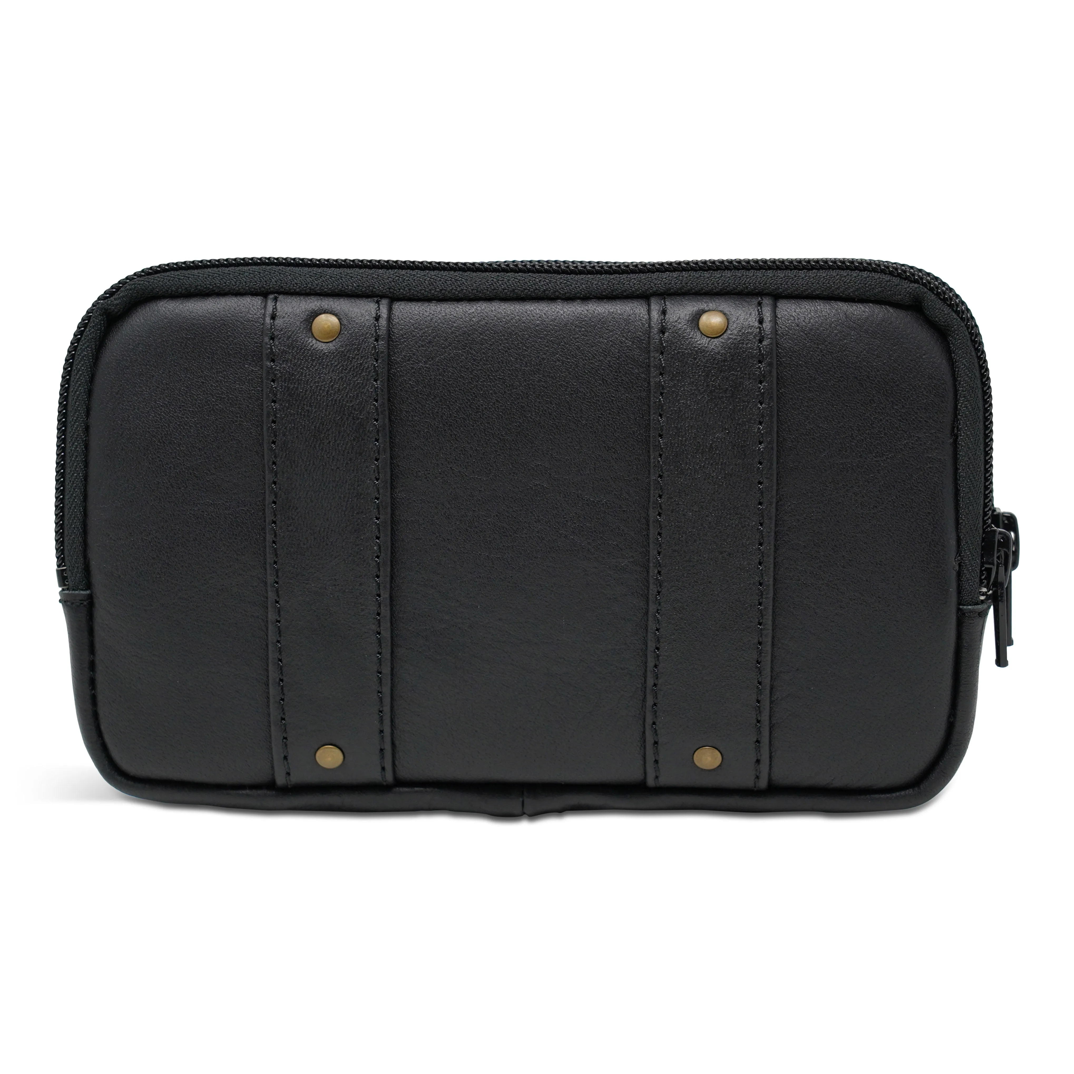 Leather Utility Satchel - Black