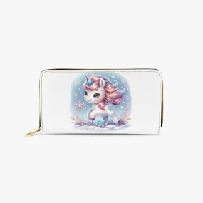 Long Type Zipper Purse, Unicorn, awd-519