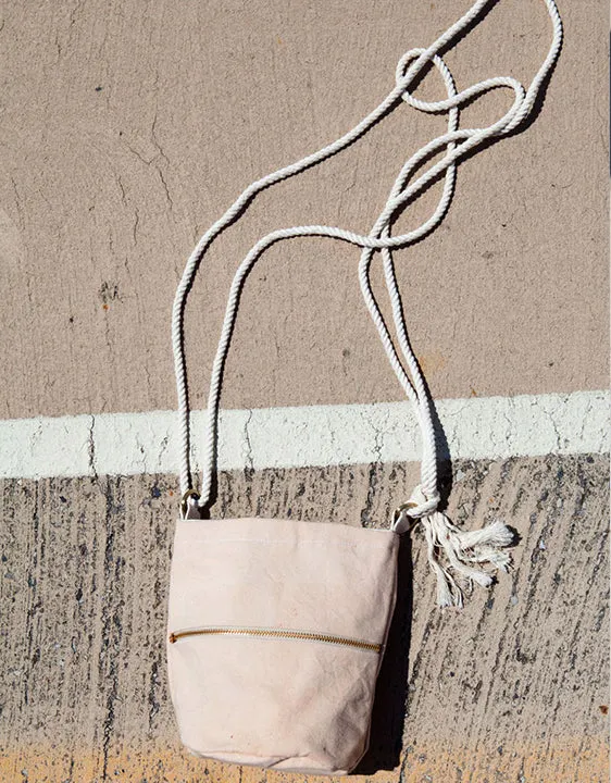 Lotfi Pink Mini Bucket Bag