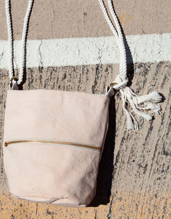 Lotfi Pink Mini Bucket Bag