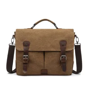 Men's Canvas Laptop Messenger Bag - Fits 13" Laptop