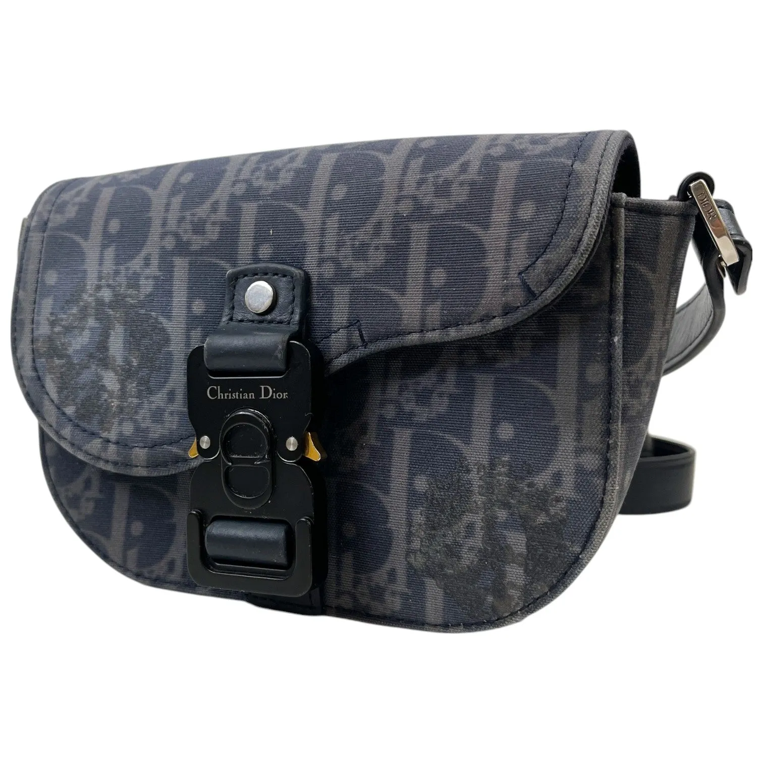 Men's X Denim Tears Saddle Messenger Bag Navy