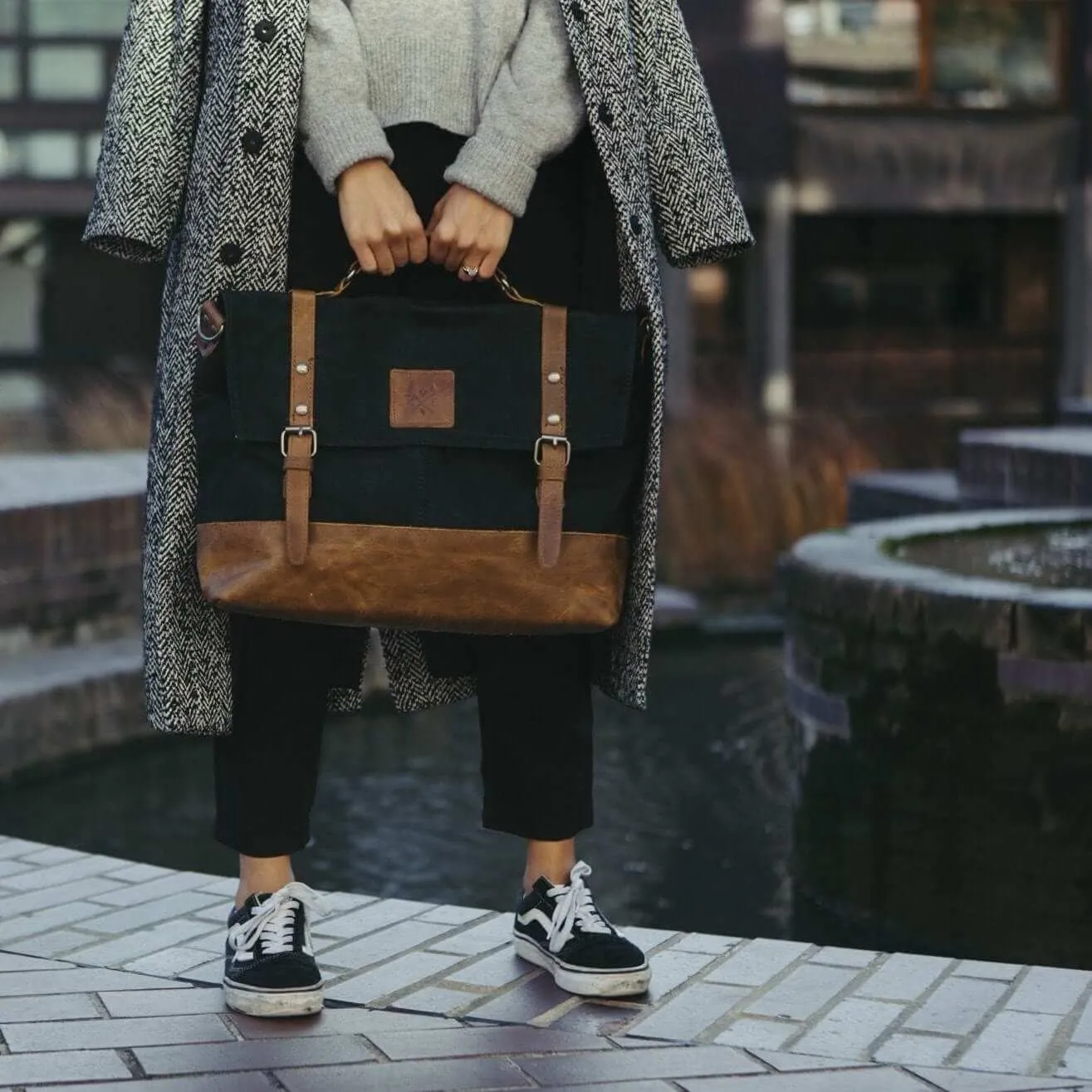 Mersey - Waxed Canvas Messenger Bag