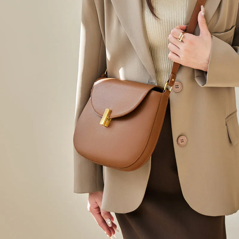 Saddle Leather Crossbody Bag