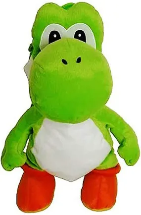 Super Mario Bros Plush Backpack Yoshi