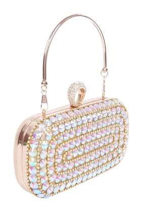 TEEK - Crystal Iconic Convertible Box Clutch