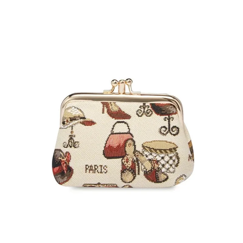 TEEK - Tapestry Double Pocket Coin Purse